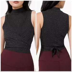 LULULEMON time to restore mock-neck tank